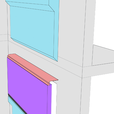 Compound 2:1 Extended Biparting Door