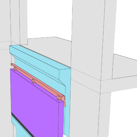 Compound 2:1 Extended Biparting Door