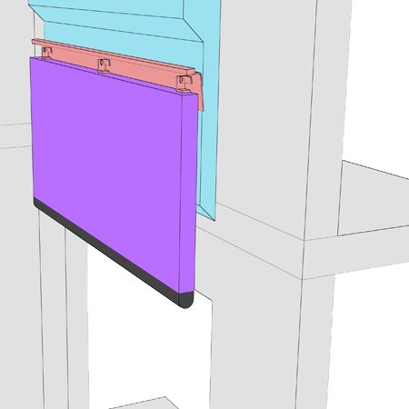 Compound 2:1 Extended Biparting Door