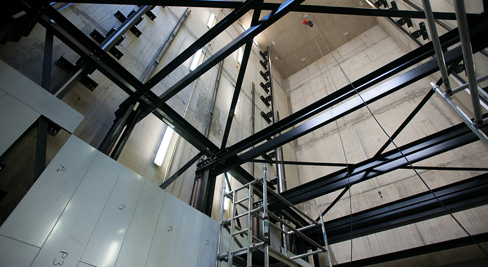 Vehicle Lift Shaft Under Construction