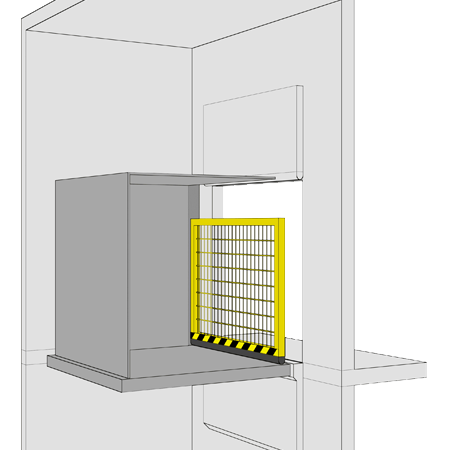 Single Section Car Gate Diagram