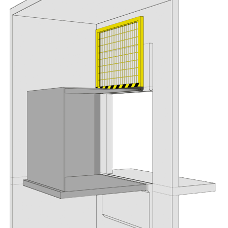 Single Section Car Gate Diagram