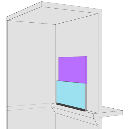 Two Section Slide Up Door Diagram